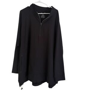 Xersion Black Quarter Zip Pullover Mens 4XL Big Tall Quick Dri Dry Active Jacket